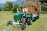 Steyr T80 mit Steyr Hamster Junior Ladewagen